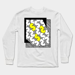 Abstract pattern with S letters in rows Long Sleeve T-Shirt